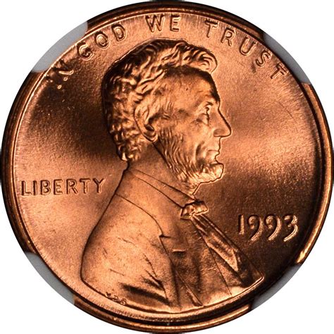 Year: 1990. . 1993 pennies worth money